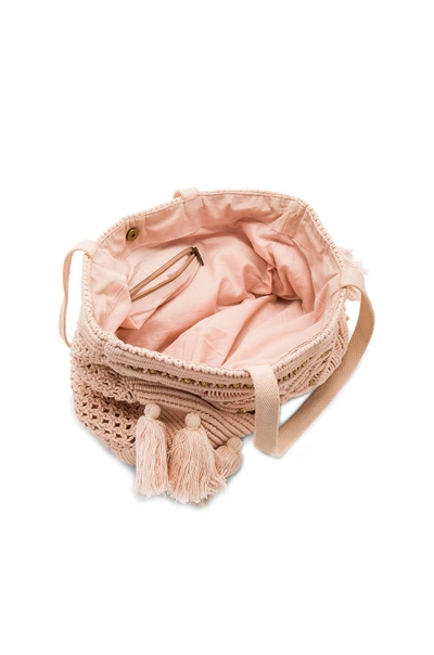 Shop Cleobella Swoon Tote Bag In Blush