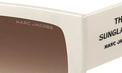 Marc Jacobs 53mm Gradient Rectangular Sunglasses