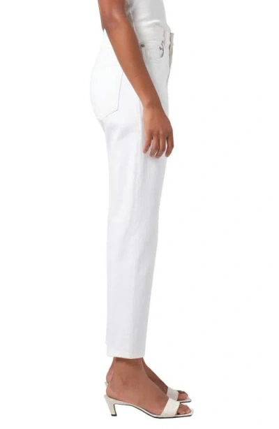 Agolde Fran High Rise Wide Leg Low Slung Cuffed Jeans In Milkshake In Animal Print