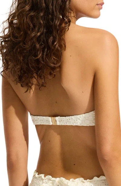 Seafolly Underwire Bikini Top In White