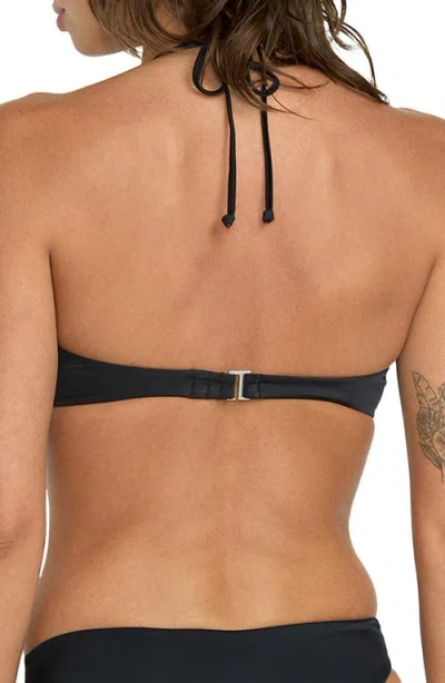 Volcom Simply Seamless Bikini Top In Black