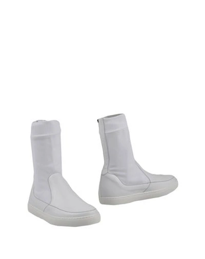 Jil Sander Ankle Boot In White