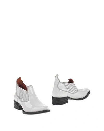 Acne Studios Ankle Boot In White