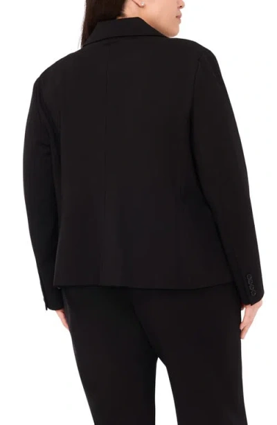 Halogen ® One-button Ponte Knit Jacket In Black