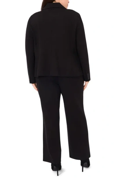 Halogen ® One-button Ponte Knit Jacket In Black