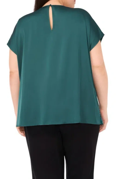 Halogen ® Sequin Cap Sleeve Top In Green