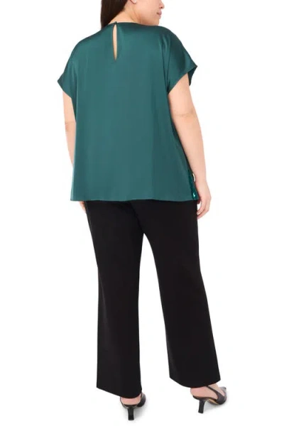 Halogen ® Sequin Cap Sleeve Top In Green
