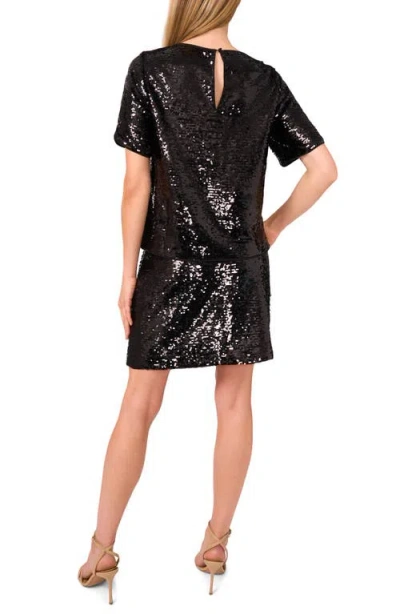 Halogen ® Sequin Miniskirt In Black