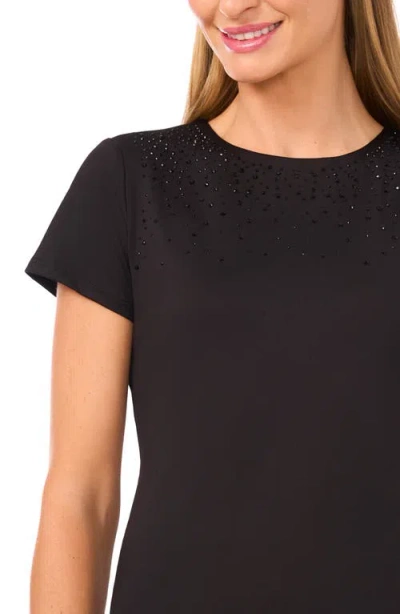 Halogen ® Rhinestone Compression T-shirt In Animal Print