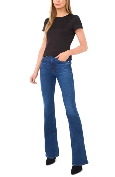 Halogen ® Rhinestone Compression T-shirt In Animal Print