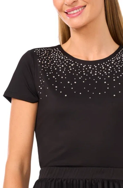 Halogen ® Rhinestone Compression T-shirt In Multi