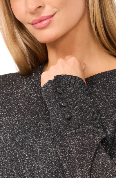 Halogen ® Rhinestone Button Sweater In Gray