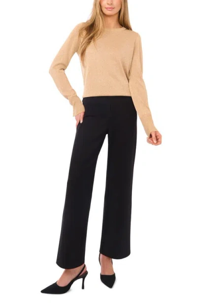 Halogen ® Rhinestone Button Sweater In Brown