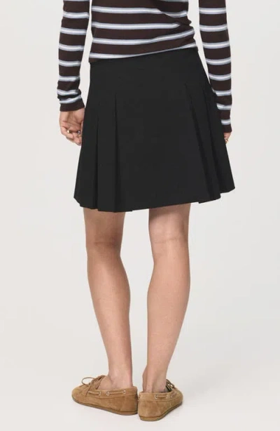 Mango Pleated Mini-skirt In Gray