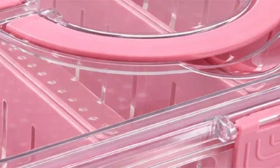 Phantom Chef Fridge Storage Basket In Pink