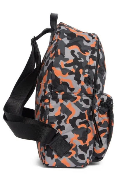 Longchamp Camo Backpack In Gray