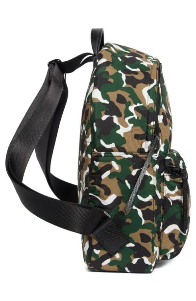 Longchamp Camo Backpack In Brown