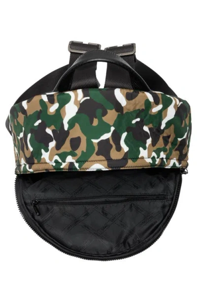 Longchamp Camo Backpack In Brown