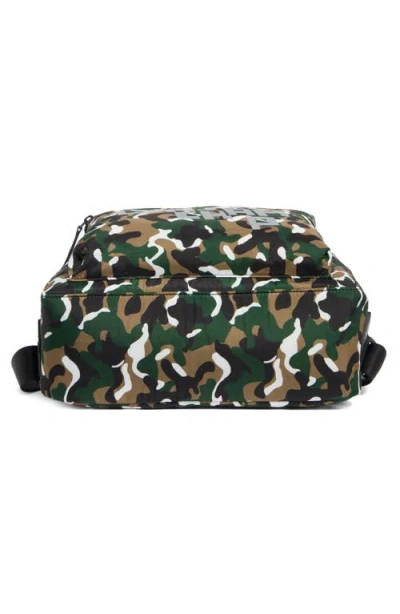 Longchamp Camo Backpack In Brown