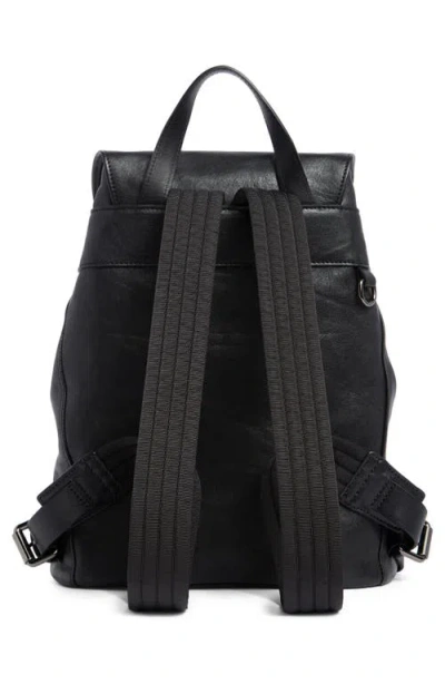 Longchamp Small 3d Rock Leather Backpack In Black