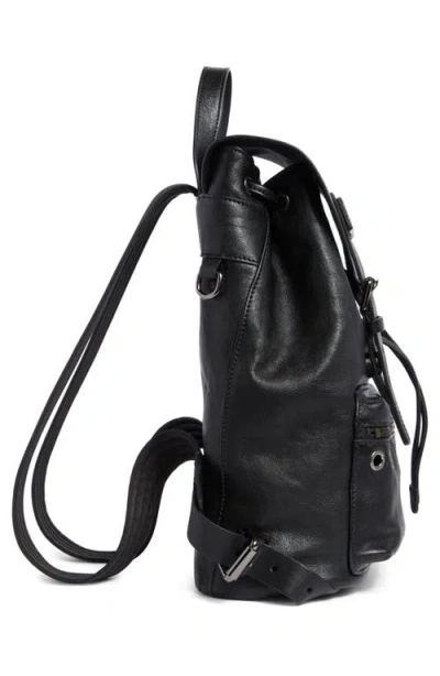Longchamp Small 3d Rock Leather Backpack In Black