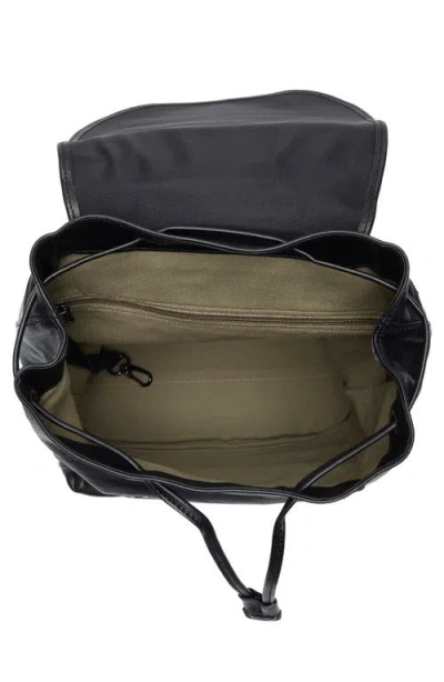 Longchamp Small 3d Rock Leather Backpack In Black