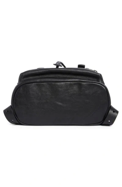 Longchamp Small 3d Rock Leather Backpack In Black