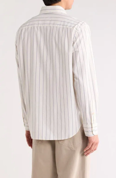 Rag & Bone Griffin Stripe Button-up Shirt In Multi