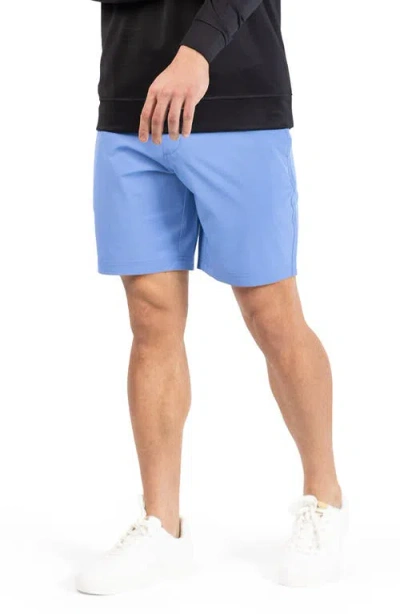 Tailorbyrd Solid Performance Shorts In Blue