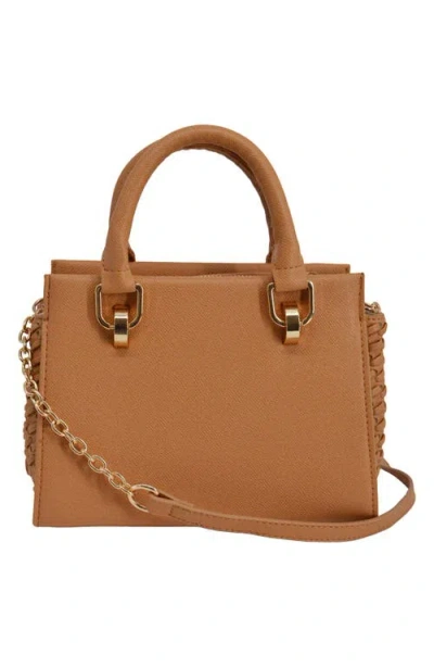 Bebe Katriel Small Satchel In Brown