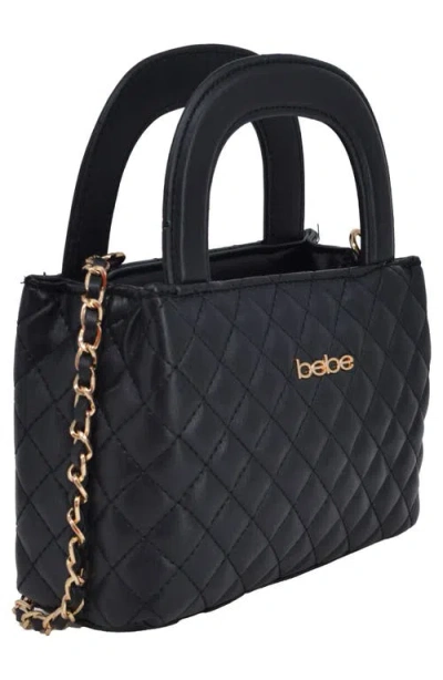 Bebe Sofie Small Satche With Matching Wallet In Black