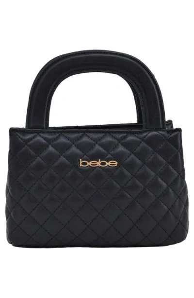 Bebe Sofie Small Satche With Matching Wallet In Black