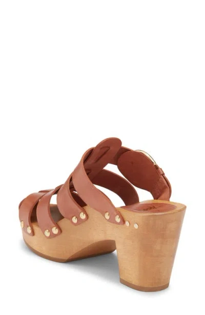 Beek Magpie Platform Sandal In Brown