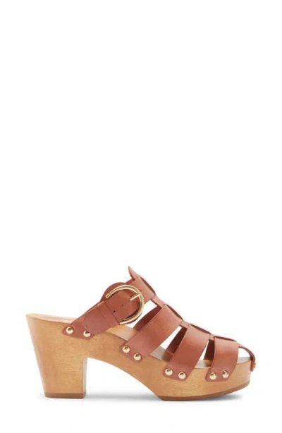 Beek Magpie Platform Sandal In Brown