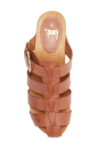 Beek Magpie Platform Sandal In Brown