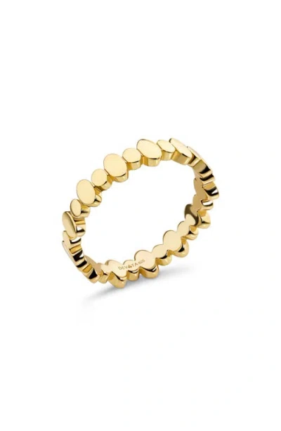 Devata Oval Link Band Ring In Gold