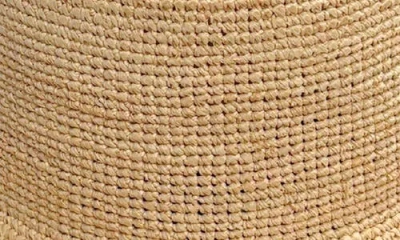 Marcus Adler Raffia Sun Hat In Purple