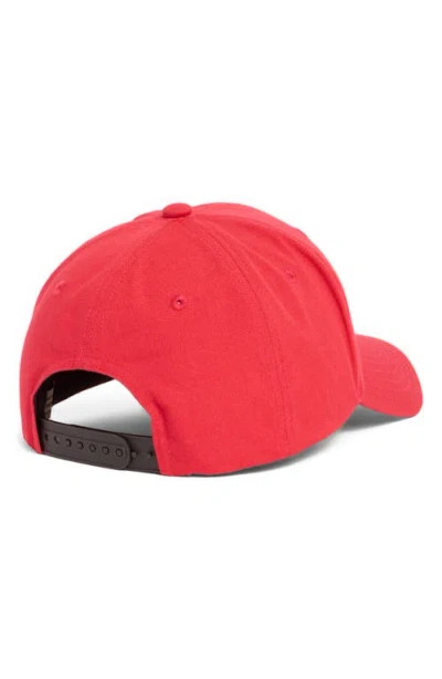 Hunter Logo Baseball Cap In Red