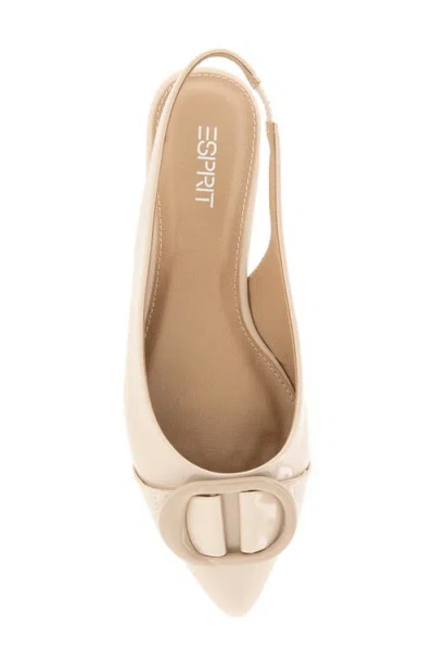 Esprit Preslee Slingback Flat In White