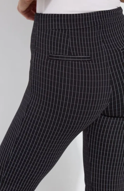 Lyssé Lysse Wisteria Pattern Ankle Pants In Black