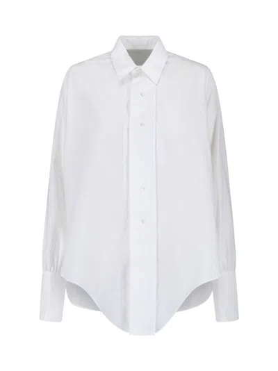Maison Margiela White Regular Solid Shirt In White
