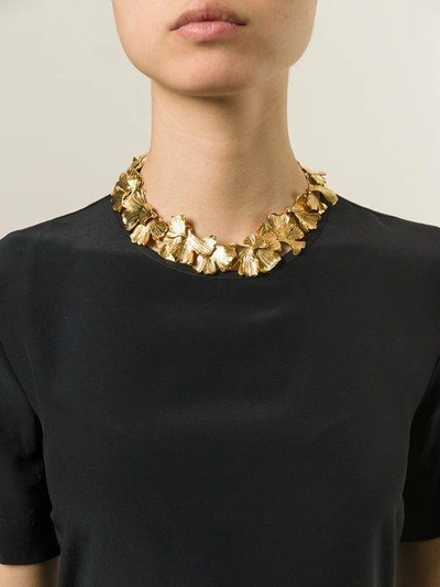 Shop Aurelie Bidermann Ginkgo Necklace