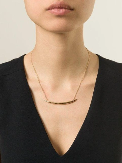 Shop Shaun Leane 'quill' Necklace In Metallic