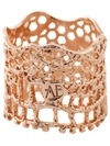 Aurelie Bidermann Lace Bague Rose Gold Ring