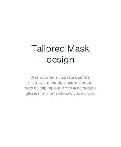 Caraa 3 Tailored Masks In Black