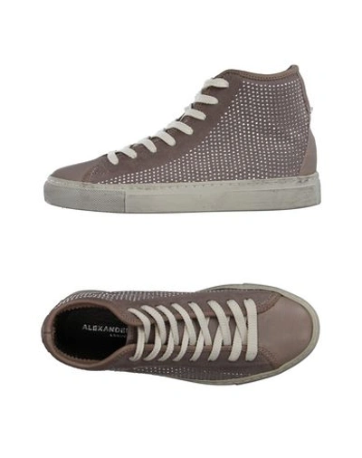 Alexander Smith Trainers In Dove Grey