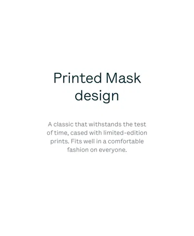 Caraa 4 Universal Printed Masks In Multi