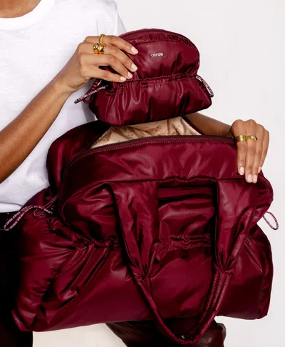 Caraa Portobello Cosmetic Bag In Red