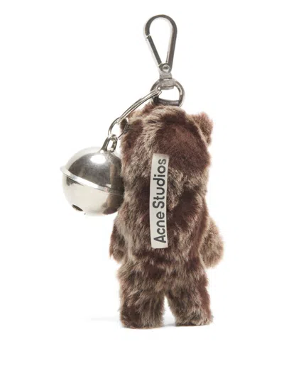Acne Studios Keychains Brown In Brown