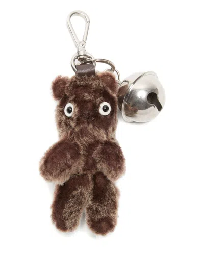 Acne Studios Keychains Brown In Brown